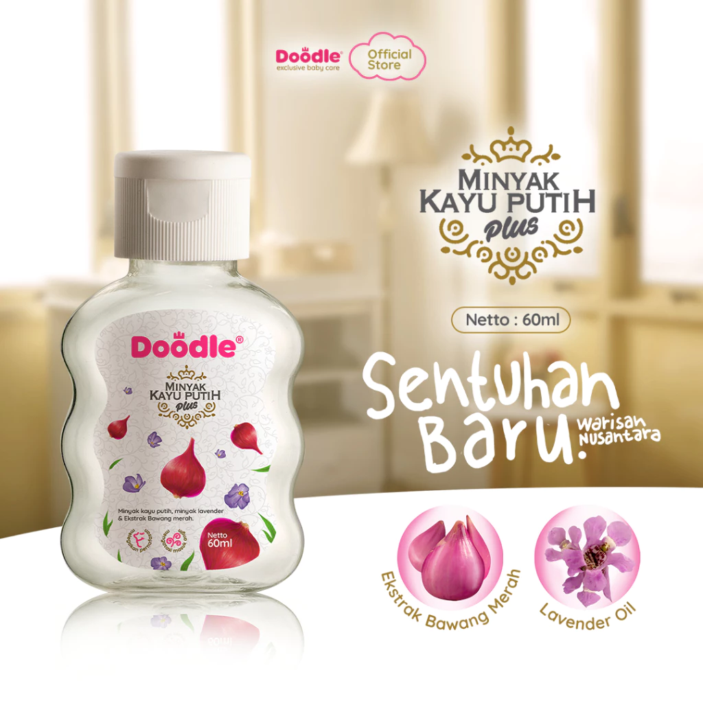 Doodle Minyak Kayu Putih Bawang Merah 60ml