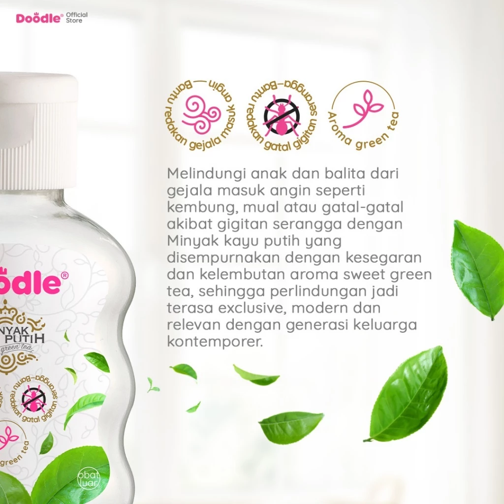 Doodle Minyak Kayu Putih Greentea